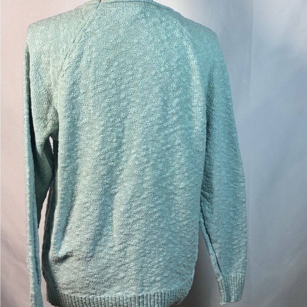 L.L. Bean Women's Crew Neck Sweater - Light Green - Picture 5 of 11